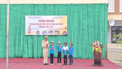 TRƯỜNG TH-THCS THANH TRƯỜNG TỔ CHỨC TUYÊN TRUYỀN, GIÁO DỤC AN TOÀN GIAO THÔNG