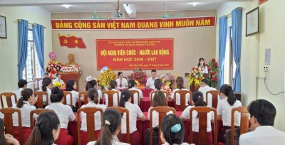 HỘI NGHỊ VIÊN CHỨC VÀ NGƯỜI LAO ĐỘNG TRƯỜNG TH-THCS THANH TRƯỜNG NĂM HỌC 2026–2027
