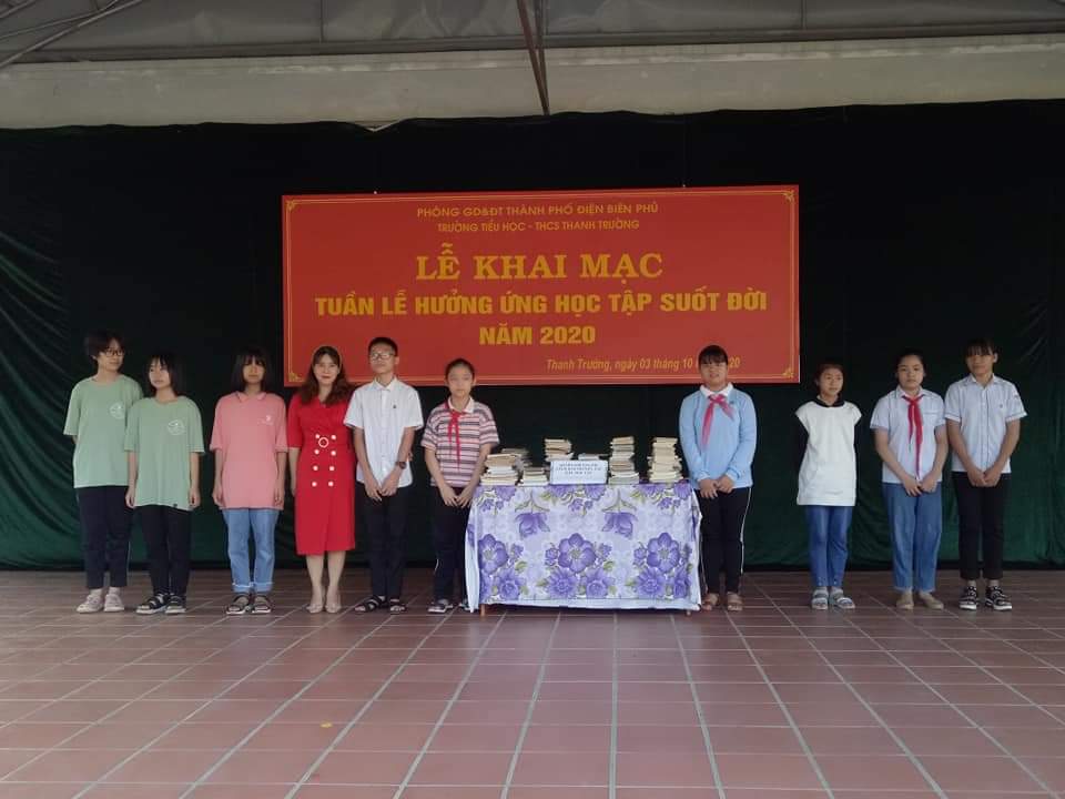 TRƯỜNG TH-THCS THANH TRƯỞNG TỔ CHỨC LỄ KHAI MẠC TUẦN LỄ HƯỞNG ỨNG HỌC TẬP SUỐT ĐỜI NĂM 2020
